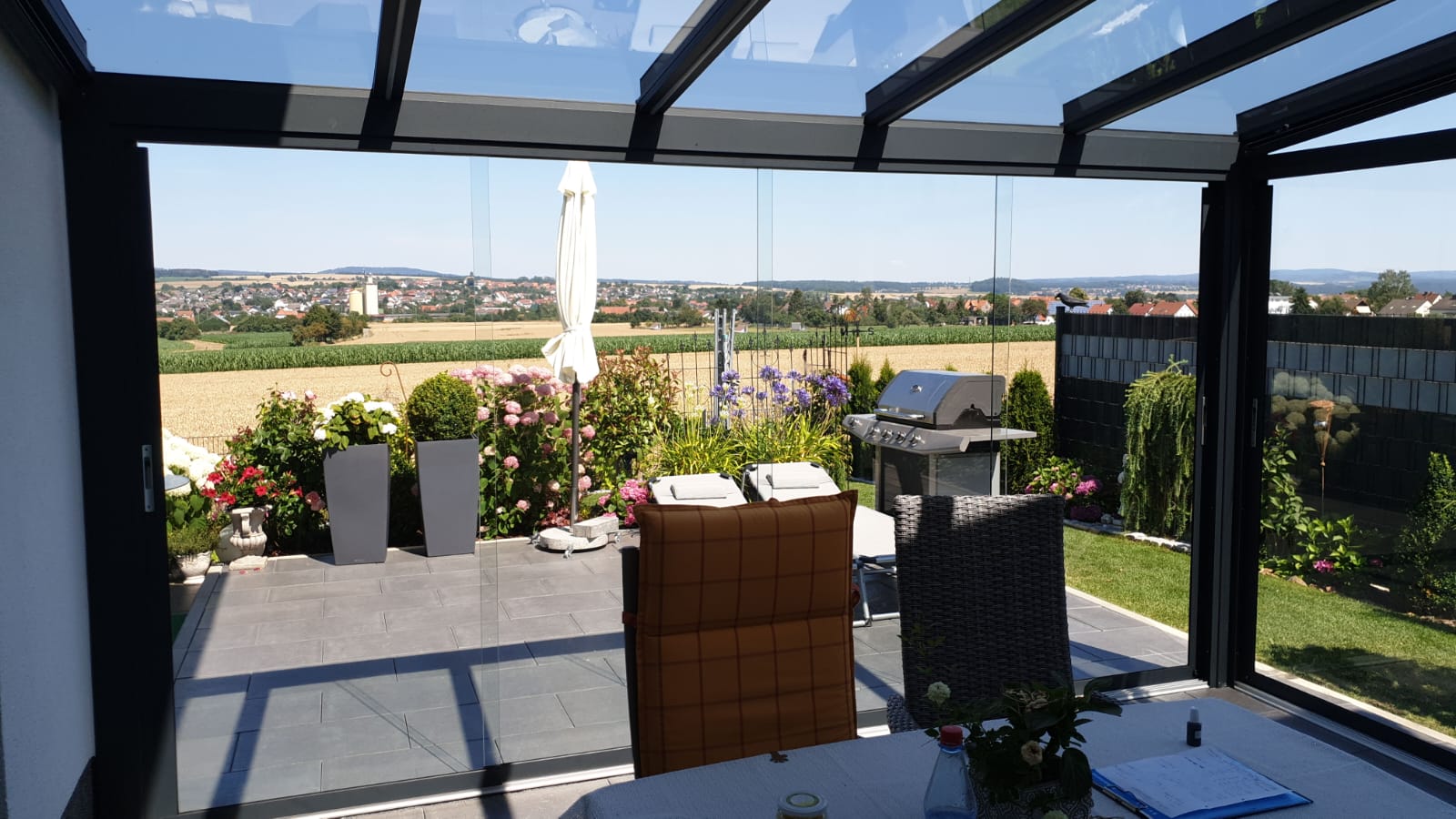 Terrassendach Weitsicht